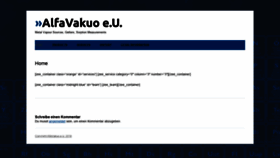 What Alfavakuo.eu website looked like in 2020 (4 years ago)