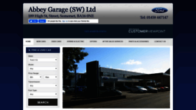 What Abbey-garage.co.uk website looked like in 2020 (4 years ago)