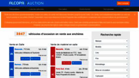 What Alcopa-auction.fr website looked like in 2020 (4 years ago)