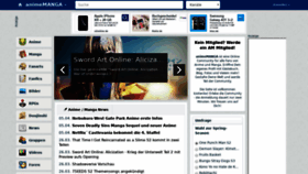 What Animemanga.de website looked like in 2020 (4 years ago)