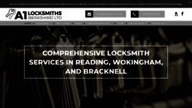 What A1locksmiths.co.uk website looked like in 2020 (4 years ago)