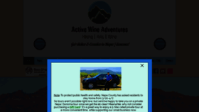 What Activewineadventures.com website looked like in 2020 (5 years ago)