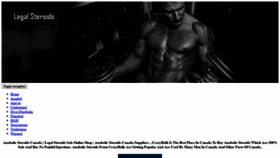 What Anabolicsteroidscanada.com website looked like in 2020 (4 years ago)