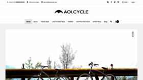 What Aoicycle.com website looked like in 2020 (5 years ago)
