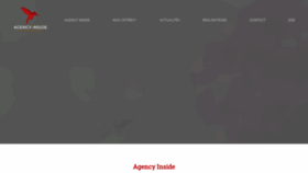 What Agency-inside.com website looked like in 2020 (4 years ago)