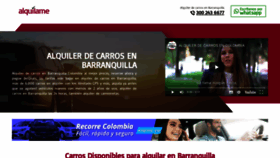 What Alquilerdecarrosenbarranquilla.com website looked like in 2020 (4 years ago)