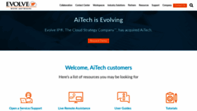 What Aitech.net website looked like in 2020 (4 years ago)