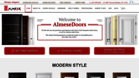What Almesedoors.com website looked like in 2020 (4 years ago)