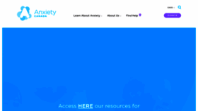 What Anxietybc.com website looked like in 2020 (4 years ago)