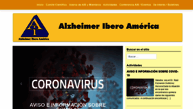 What Alzheimeriberoamerica.org website looked like in 2020 (4 years ago)