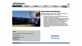 What Arcutronix.com website looked like in 2020 (4 years ago)