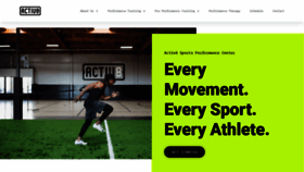What Activ8athleticism.com website looked like in 2020 (4 years ago)