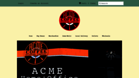 What Acmecoffeeroasting.com website looked like in 2020 (4 years ago)