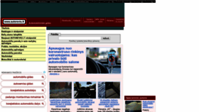 What Autoreviu.lt website looked like in 2020 (4 years ago)