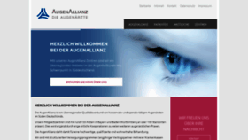 What Augenallianz.de website looked like in 2020 (4 years ago)