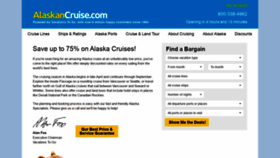 What Alaskancruise.com website looked like in 2020 (4 years ago)