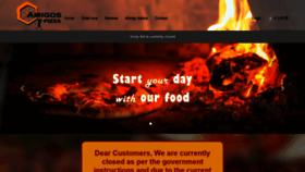 What Amigosbestpizza.com website looked like in 2020 (4 years ago)