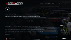 What Apexracingleague.com website looked like in 2020 (4 years ago)
