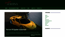 What Autoitaliana.co.za website looked like in 2020 (5 years ago)