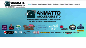 What Anmatto.com website looked like in 2020 (4 years ago)