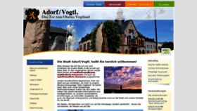 What Adorf-vogtland.de website looked like in 2020 (4 years ago)
