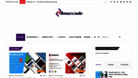 What Amazcode.com website looked like in 2020 (4 years ago)