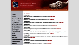 What Assistentisociali.eu website looked like in 2020 (4 years ago)