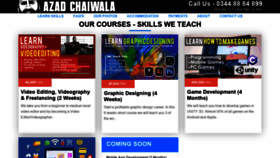 What Azadchaiwala.pk website looked like in 2020 (4 years ago)