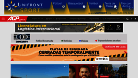 What Agpnoticias.com website looked like in 2020 (4 years ago)