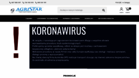 What Agristar.pl website looked like in 2020 (4 years ago)