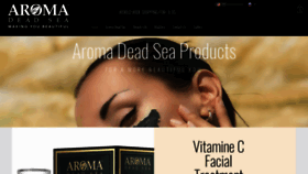 What Aroma-deadsea.com website looked like in 2020 (4 years ago)