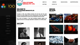 What Aryaoffshore.com website looked like in 2020 (4 years ago)