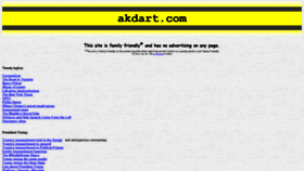 What Akdart.com website looked like in 2020 (4 years ago)