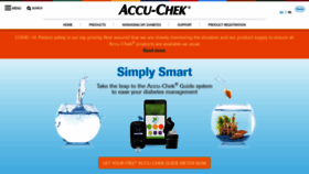 What Accu-chek.ca website looked like in 2020 (4 years ago)
