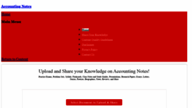 What Accountingnotes.net website looked like in 2020 (4 years ago)