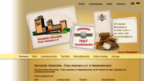 What Assmann-muehle.at website looked like in 2020 (4 years ago)