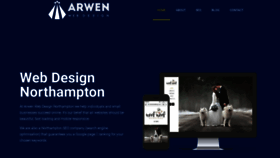 What Arwenwebdesign.com website looked like in 2020 (4 years ago)