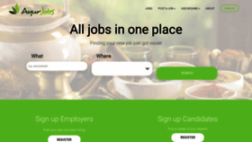 What Ayurjobs.net website looked like in 2020 (4 years ago)
