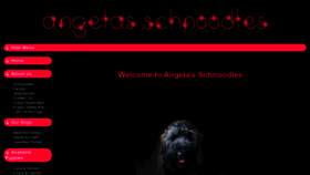 What Angelasschnoodles.com website looked like in 2020 (4 years ago)