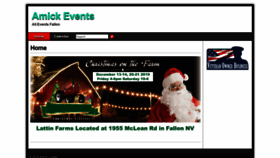 What Amickevents.com website looked like in 2020 (4 years ago)