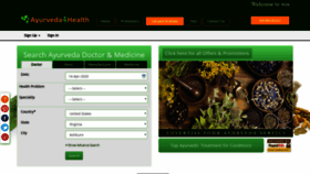 What Ayurveda4health.com website looked like in 2020 (4 years ago)