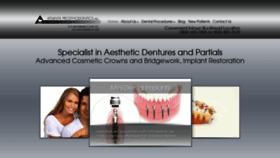 What Atlantaprosthodontics.com website looked like in 2020 (4 years ago)