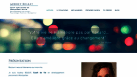 What Audrey-coach-montpellier.com website looked like in 2020 (4 years ago)