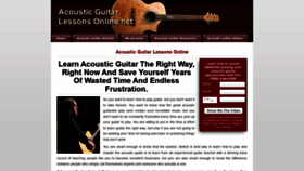 What Acousticguitarlessonsonline.net website looked like in 2020 (4 years ago)