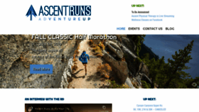 What Ascentruns.com website looked like in 2020 (4 years ago)