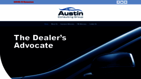 What Austincg.com website looked like in 2020 (4 years ago)