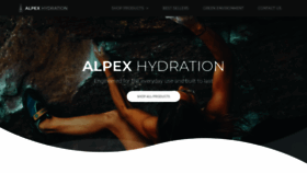 What Alpexhydration.com website looked like in 2020 (4 years ago)
