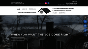 What Aljohnsonandsonsroofing.com website looked like in 2020 (4 years ago)