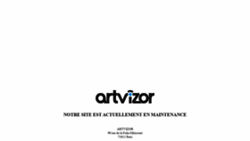 What Artvizor.com website looked like in 2020 (4 years ago)