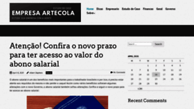 What Artecola.com.br website looked like in 2020 (4 years ago)